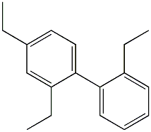 2,2',4-Triethyl-1,1'-biphenyl 结构式