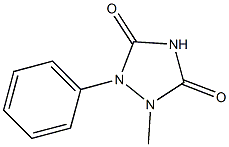 1-Methyl-2-phenyl-1,2,4-triazolidine-3,5-dione 结构式