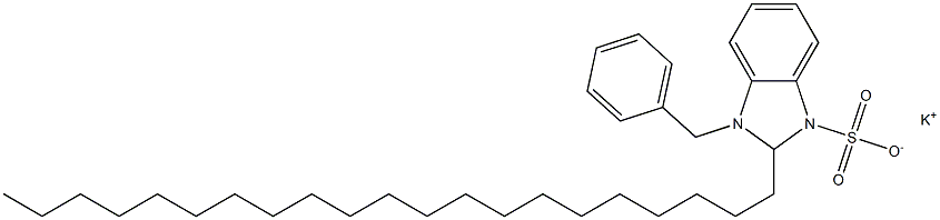 1-Benzyl-2,3-dihydro-2-henicosyl-1H-benzimidazole-3-sulfonic acid potassium salt 结构式