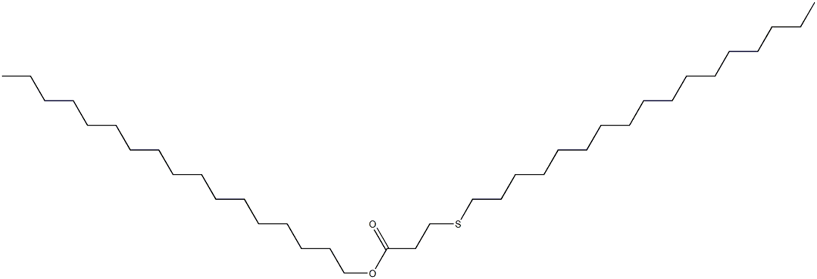 3-(Heptadecylthio)propionic acid heptadecyl ester 结构式