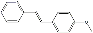 4-Methoxy-2'-stilbazole 结构式