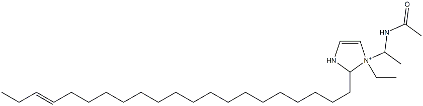 1-[1-(Acetylamino)ethyl]-1-ethyl-2-(18-henicosenyl)-4-imidazoline-1-ium 结构式