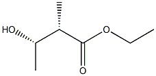 (2S,3S)-2-Methyl-3-hydroxybutanoic acid ethyl ester 结构式