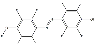 Nonafluoroazobenzen-4-ol 结构式