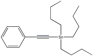 1-Phenyl-2-(tributylstannyl)acetylene 结构式