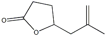 Dihydro-5-(2-methyl-2-propenyl)furan-2(3H)-one 结构式