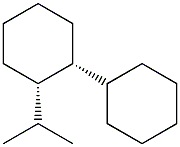 (1R,2S)-2-(1-Methylethyl)-1,1'-bicyclohexane 结构式