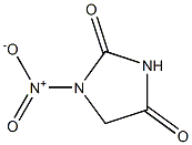 1-Nitrohydantoin 结构式