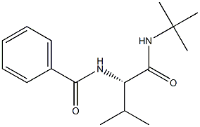 N-[(1S)-1-(tert-Butylcarbamoyl)isobutyl]benzamide 结构式