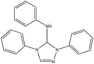 4,5-Dihydro-1,4-diphenyl-5-anilino-1H-1,2,4-triazole 结构式