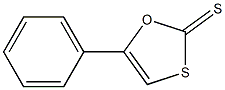 5-Phenyl-1,3-oxathiole-2-thione 结构式