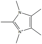 1,2,3,4,5-Pentamethyl-3H-imidazole-1-ium 结构式