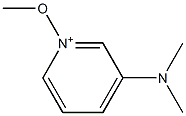 3-(Dimethylamino)-1-methoxypyridin-1-ium 结构式