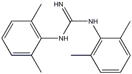 1,3-Bis(2,6-dimethylphenyl)guanidine 结构式