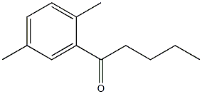 1,4-Dimethyl-2-pentanoylbenzene 结构式