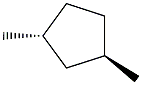 (1R,3R)-1,3-Dimethylcyclopentane 结构式