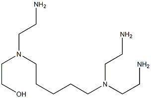 2-[N-(2-Aminoethyl)-N-[5-[bis(2-aminoethyl)amino]pentyl]amino]ethanol 结构式