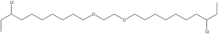 1,1'-[1,2-Ethanediylbis(oxy)]bis(8-chlorodecane) 结构式