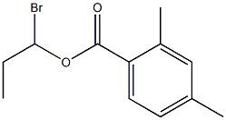 2,4-Dimethylbenzenecarboxylic acid 1-bromopropyl ester 结构式