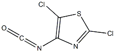 2,5-Dichlorothiazol-4-yl isocyanate 结构式