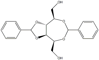 2-O,5-O:3-O,4-O-Dibenzylidene-D-glucitol 结构式