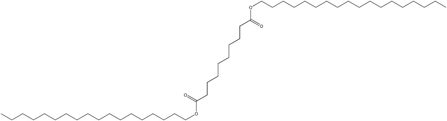 Sebacic acid dioctadecyl ester 结构式