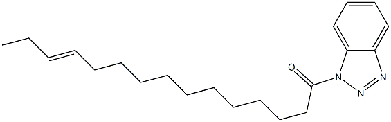 1-(12-Pentadecenoyl)-1H-benzotriazole 结构式