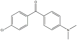 4-Chloro-4'-(dimethylamino)benzophenone 结构式