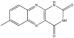 7-Methylalloxazine 结构式