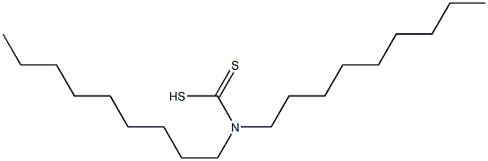 Dinonyldithiocarbamic acid 结构式