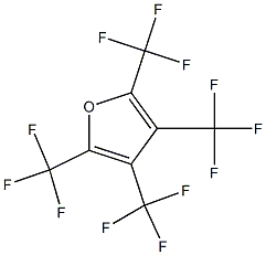 2,3,4,5-Tetrakis(trifluoromethyl)furan 结构式