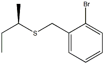 [R,(-)]-o-Bromobenzyl sec-butyl sulfide 结构式