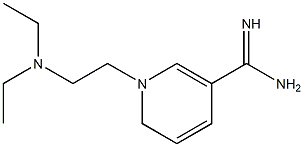 N1-[2-(Diethylamino)ethyl]pyridine-3-carboxamidine 结构式