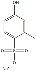 4-Hydroxy-2-methylbenzenesulfonic acid sodium salt 结构式