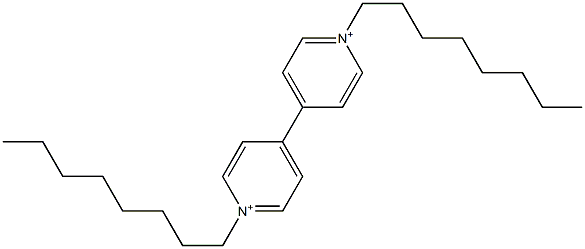 1,1'-Dioctyl-4,4'-bi[pyridinium] 结构式