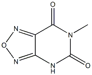 6-Methyl[1,2,5]oxadiazolo[3,4-d]pyrimidine-5,7(4H,6H)-dione 结构式