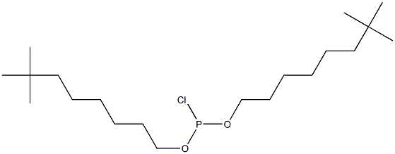 Chlorophosphonous acid bis(7,7-dimethyloctyl) ester 结构式