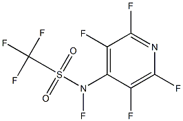 2,3,5,6-Tetrafluoro-4-[fluoro(trifluoromethylsulfonyl)amino]pyridine 结构式