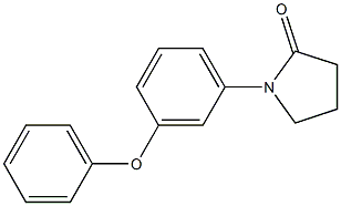 1-(3-Phenoxyphenyl)-2-pyrrolidone 结构式