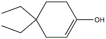 4,4-Diethyl-1-cyclohexen-1-ol 结构式