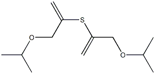 (Isopropoxymethyl)vinyl sulfide 结构式