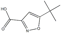 5-tert-Butyl-3-isoxazolecarboxylic acid 结构式
