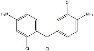 (2-Chloro-4-aminophenyl)(3-chloro-4-aminophenyl)chloromethane 结构式