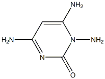 1,4,6-Triaminopyrimidin-2(1H)-one 结构式