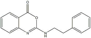 2-(Phenethylamino)-4H-3,1-benzoxazin-4-one 结构式