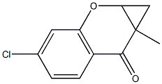 7-Chloro-3-methyl-2,3-methanochroman-4-one 结构式