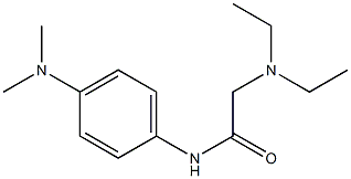 N-[4-(Dimethylamino)phenyl]-2-(diethylamino)acetamide 结构式