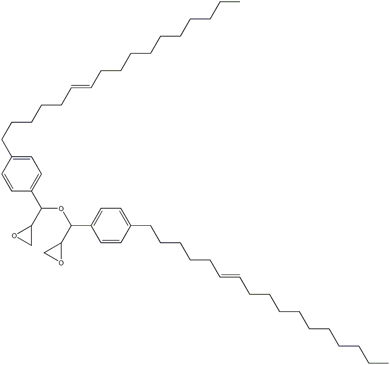 4-(6-Heptadecenyl)phenylglycidyl ether 结构式
