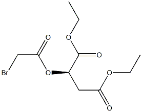 [R,(+)]-2-[(Bromoacetyl)oxy]succinic acid diethyl ester 结构式