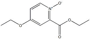 2-Ethoxycarbonyl-4-ethoxypyridine 1-oxide 结构式